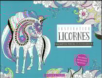Cartes postales inspiration licornes