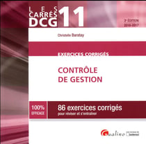 Exercices de contrôle de gestion 2016-2017