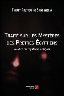Traité sur les mystères des prêtres égyptiens - in libro de mysteriis antiquis
