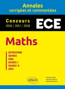 Mathématiques - concours - ECE (édition 2018)