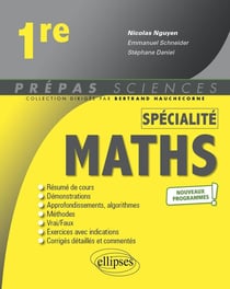 Spécialité mathématiques - 1re - nouveaux programmes