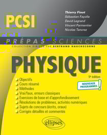 Physique - PCSI - nouveaux programmes