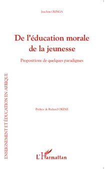 De l'éducation morale de la jeunesse - propositions de quelques paradigmes