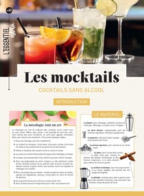 Les mocktails : cocktails sans alcool
