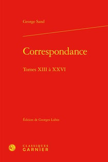 Correspondance Tome 13 à 26