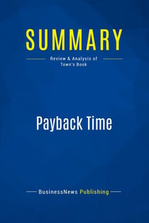 Summary: Payback Time : Review and Analysis of Town's Book