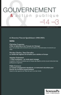 Revue gouvernement et action publique n.14