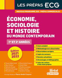 Économie, sociologie et histoire du monde contemporain : prépas ECG 1re & 2e années
