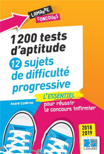 1200 Tests D'Aptitude : 12 Sujets De Difficulte Progressive