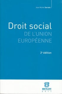 Droit social de l'union européenne (2e édition)