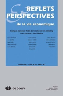 Reflets et perspectives de la vie économique n.2008/2 - quelques morceaux choisis recherche en marketing