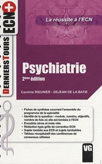 Derniers tours ecn+ psychiatrie 2e edition