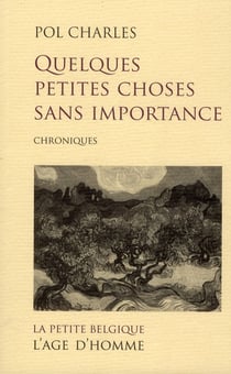 Quelques petites choses sans importance - chroniques