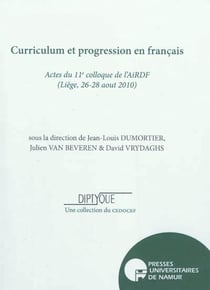 Curriculum et progression en français