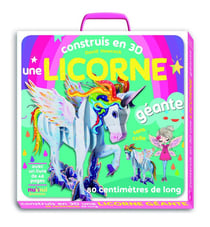 Construis en 3D : une licorne géante