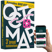 OCTOMAP Annales Brevet Maths 2025 - Cartes mentales visuelles et sujets de brevet classés par thème : Corrigés en vidéo, app mobile incluse, révision guidée pour viser la mention au brevet 2026