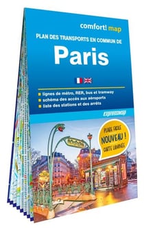 Plan des transports en commun de Paris (édition 2025)