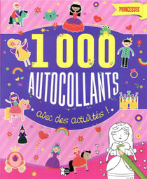 1000 autocollants avec des activités - princesses