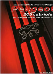 Peugeot 205 cabriolet du cabriolet samba au cabriolet 205 - les exhaustifs de la galerie peugeot