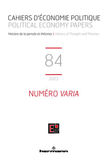 Cahiers d'économie politique n.84 : Varia