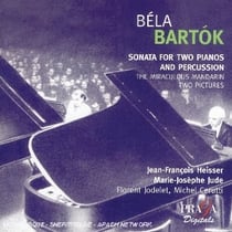 Sonate pour 2 pianos & percussion, le mandarin merveilleux, 2 images