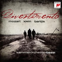 Mozart: divertimento k 131/g. klein: divertimento/b. bartok: divertimento for strings