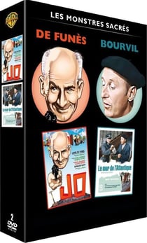 Monstres sacrés - Coffret De Funès / Bourvil - Jo + Le mur de l'Atlantique