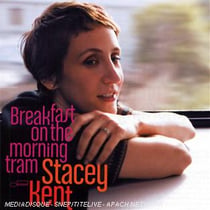 Breakfast on the morning tram