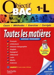 Objectif bac - toutes les matières - 1ère l