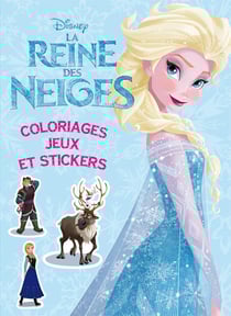 Coloriages, jeux et strickersla reine des neiges