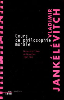 Cours de philosophie morale