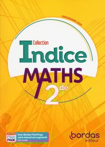 Indice maths : 2de - programme 2019