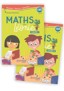 Les maths avec Léonie : CE2 - cahiers de l'élève N°1 et N°2 (édition 2020)