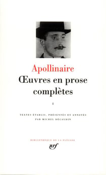 Oeuvres en prose complètes Tome 1