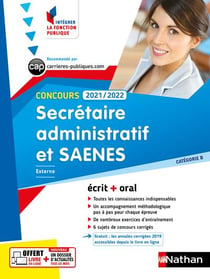 Concours secrétaire administratif et SAENES - catégorie B (édition 2021/2022)