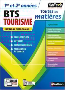 Toutes les matières : BTS tourisme : 1re et 2ème années (édition 2021)