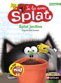 Je lis avec Splat : Splat jardine : niveau 2 (édition 2022)