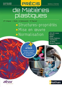 Précis de matières plastiques AFNOR - livre de l'élève (édition 2023)