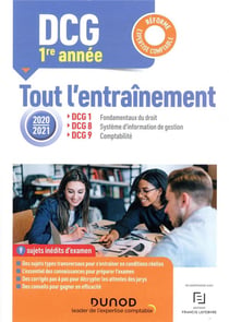 Dcg 1-8-9 - tout l'entraînement (édition 2020/2021)