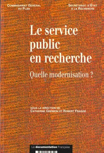 Le service public en recherche