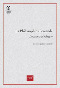 La philosophie allemande : De Kant à Heidegger