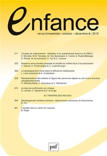 Revue enfance n.4 (édition 2018)