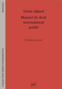 Manuel de droit international public (8e édition)