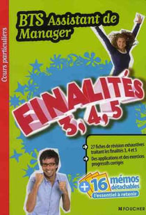 COURS PARTICULIERS Tome 63 : finalités 3, 4 et 5 - BTS assistant de manager