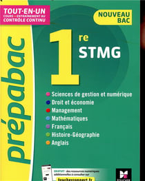 Prépabac : toutes les matières - 1re STMG - cours et contrôle continu