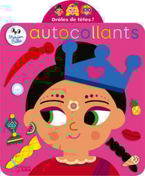 Drôles de têtes - les filles - autocollants