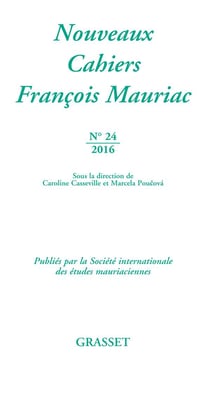 Nouveaux cahiers François Mauriac n.24