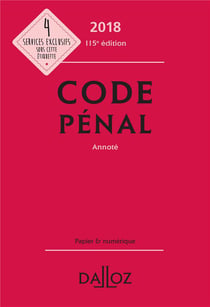 CODE PENAL 2018 ANNOTE