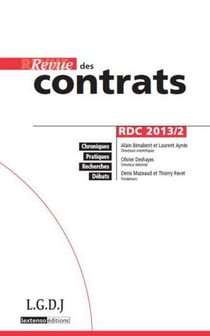 Revue des contrats n.2 - 2013
