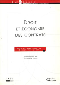 Droit et économie des contrats